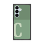 プレミアムスクエアケース［ オリジナル - initial two tone - C green ］
