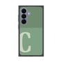 プレミアムスクエアケース［ オリジナル - initial two tone - C green ］