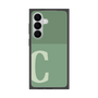 プレミアムスクエアケース［ オリジナル - initial two tone - C green ］
