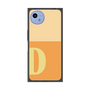 プレミアムスクエアケース［ オリジナル - initial two tone - D orange ］