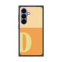 プレミアムスクエアケース［ オリジナル - initial two tone - D orange ］