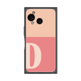 プレミアムスクエアケース［ オリジナル - initial two tone - D pink ］