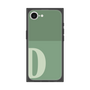 プレミアムスクエアケース［ オリジナル - initial two tone - D green ］