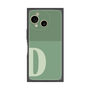 プレミアムスクエアケース［ オリジナル - initial two tone - D green ］