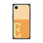 プレミアムスクエアケース［ オリジナル - initial two tone - E orange ］