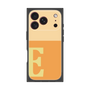 プレミアムスクエアケース［ オリジナル - initial two tone - E orange ］