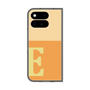 プレミアムスクエアケース［ オリジナル - initial two tone - E orange ］