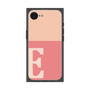 プレミアムスクエアケース［ オリジナル - initial two tone - E pink ］