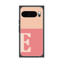 プレミアムスクエアケース［ オリジナル - initial two tone - E pink ］