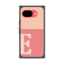 プレミアムスクエアケース［ オリジナル - initial two tone - E pink ］
