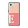 プレミアムスクエアケース［ オリジナル - initial two tone - E pink ］