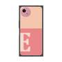 プレミアムスクエアケース［ オリジナル - initial two tone - E pink ］