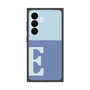 プレミアムスクエアケース［ オリジナル - initial two tone - E blue ］