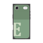 プレミアムスクエアケース［ オリジナル - initial two tone - E green ］