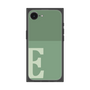 プレミアムスクエアケース［ オリジナル - initial two tone - E green ］