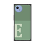 プレミアムスクエアケース［ オリジナル - initial two tone - E green ］