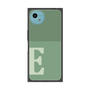 プレミアムスクエアケース［ オリジナル - initial two tone - E green ］