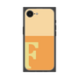 プレミアムスクエアケース［ オリジナル - initial two tone - F orange ］