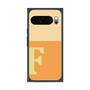 プレミアムスクエアケース［ オリジナル - initial two tone - F orange ］