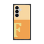 プレミアムスクエアケース［ オリジナル - initial two tone - F orange ］