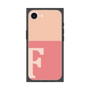 プレミアムスクエアケース［ オリジナル - initial two tone - F pink ］