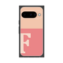 プレミアムスクエアケース［ オリジナル - initial two tone - F pink ］