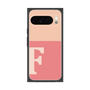 プレミアムスクエアケース［ オリジナル - initial two tone - F pink ］