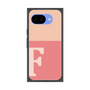 プレミアムスクエアケース［ オリジナル - initial two tone - F pink ］