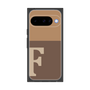 プレミアムスクエアケース［ オリジナル - initial two tone - F brown ］