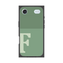 プレミアムスクエアケース［ オリジナル - initial two tone - F green ］
