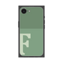 プレミアムスクエアケース［ オリジナル - initial two tone - F green ］