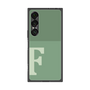 プレミアムスクエアケース［ オリジナル - initial two tone - F green ］