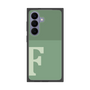 プレミアムスクエアケース［ オリジナル - initial two tone - F green ］