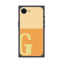 プレミアムスクエアケース［ オリジナル - initial two tone - G orange ］