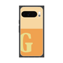プレミアムスクエアケース［ オリジナル - initial two tone - G orange ］