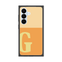 プレミアムスクエアケース［ オリジナル - initial two tone - G orange ］