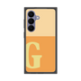 プレミアムスクエアケース［ オリジナル - initial two tone - G orange ］
