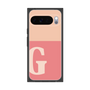 プレミアムスクエアケース［ オリジナル - initial two tone - G pink ］
