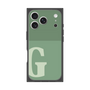 プレミアムスクエアケース［ オリジナル - initial two tone - G green ］