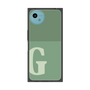 プレミアムスクエアケース［ オリジナル - initial two tone - G green ］