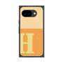 プレミアムスクエアケース［ オリジナル - initial two tone - H orange ］