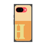 プレミアムスクエアケース［ オリジナル - initial two tone - H orange ］