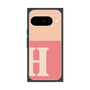 プレミアムスクエアケース［ オリジナル - initial two tone - H pink ］