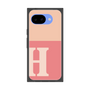 プレミアムスクエアケース［ オリジナル - initial two tone - H pink ］