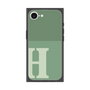 プレミアムスクエアケース［ オリジナル - initial two tone - H green ］