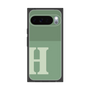 プレミアムスクエアケース［ オリジナル - initial two tone - H green ］