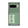 プレミアムスクエアケース［ オリジナル - initial two tone - H green ］
