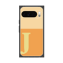 プレミアムスクエアケース［ オリジナル - initial two tone - J orange ］