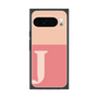 プレミアムスクエアケース［ オリジナル - initial two tone - J pink ］