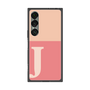 プレミアムスクエアケース［ オリジナル - initial two tone - J pink ］